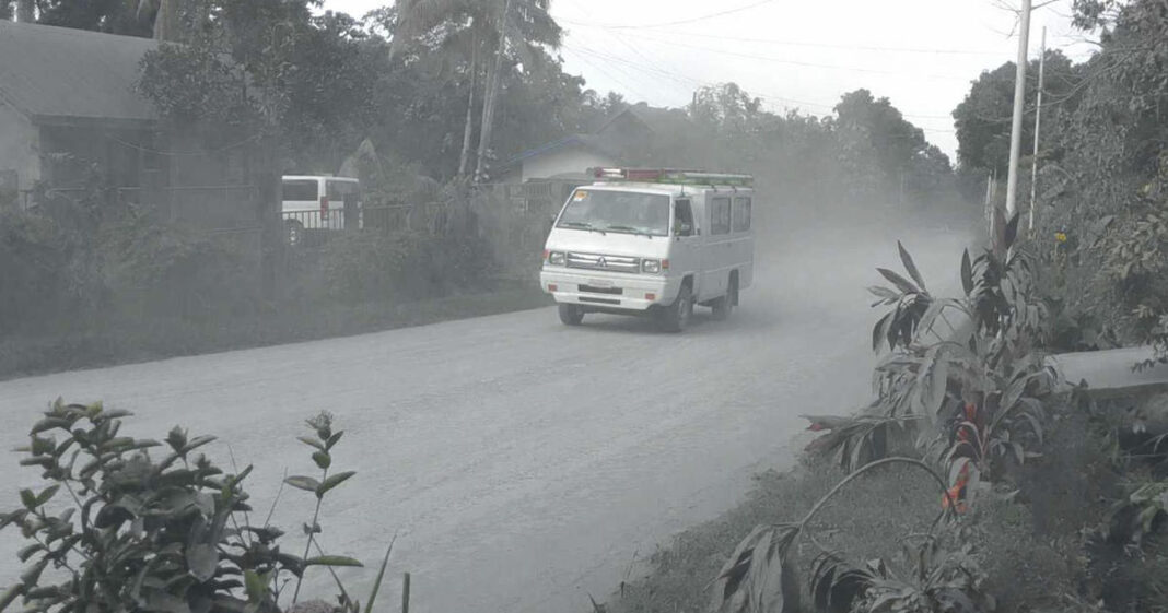 Philippines' Kanlaon volcano erupts, sending ash 2.5 miles into the sky and forcing evacuations